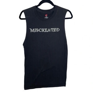 Miscreated video game men’s shirt cut off sleeves large F**k yo face